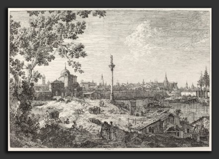 Canaletto (Italian, 1697 - 1768), Imaginary View of Padua, c. 1735-1746, etching on laid paper