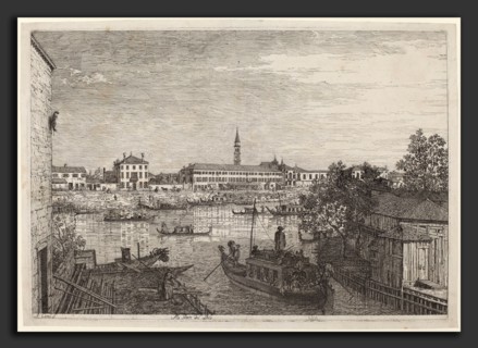 Canaletto (Italian, 1697 - 1768), Ale Porte del Dolo, c. 1735-1746, etching