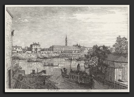 Canaletto (Italian, 1697 - 1768), Ale Porte del Dolo, c. 1735-1746, etching on laid paper
