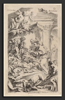 Carlo Innocenzo Carlone (Italian, 1686 - 1775), San Carlo Borromeo Giving Last Communion to Victims
