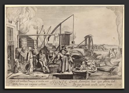 Jan van de Velde II, after Willem Buytewech, Ignis [Four Elements], Dutch, 1593 - 1641, etching on