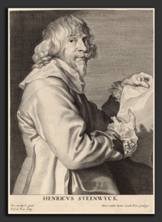 Paulus Pontius after Sir Anthony van Dyck, Henricus Steenwyck, Flemish, 1603 - 1658, engraving on
