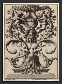 Jean Lepautre, Ornament, French, 1618 - 1682, etching on laid paper