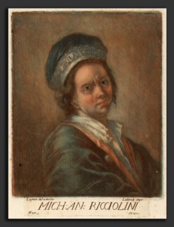Carlo Lasinio (Italian, 1759 - 1838), Michelangelo Ricciolini, color mezzotint