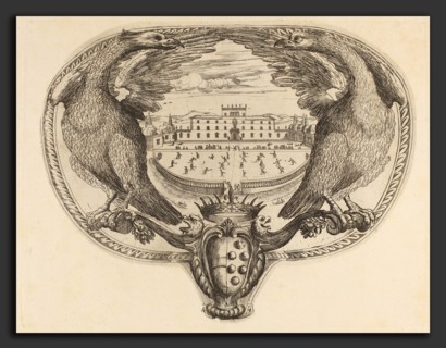 Stefano Della Bella (Italian, 1610 - 1664), Emblem, etching on laid paper [restrike]
