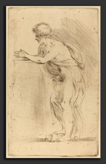 Stefano Della Bella (Italian, 1610 - 1664), Academy of a Young Man, etching on laid paper