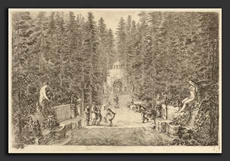 Stefano Della Bella (Italian, 1610 - 1664), The Water Spray, probably 1653, etching on laid paper