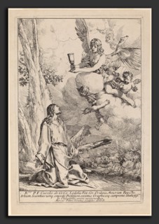 Giulio Carpioni (Italian, c. 1613 - 1678), Christ on the Mount of Olives, etching