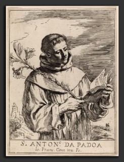 Giovanni Francesco Barbieri, called Guercino (Italian, 1591 - 1666), Saint Anthony of Padua,