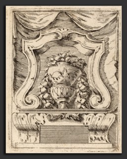 Carlo Antonio Buffagnotti (Italian, c. 1660 - after 1710), Architectural Motif with Fruit in a
