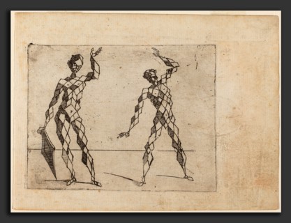 Giovanni Battista Bracelli (Italian, active c. 1624-1649), From "Bizzarie di varie Figure", 1624,