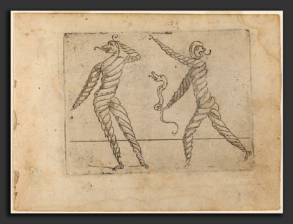 Giovanni Battista Bracelli (Italian, active c. 1624-1649), From "Bizzarie di varie Figure", 1624,