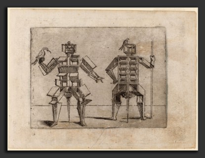 Giovanni Battista Bracelli (Italian, active c. 1624-1649), From "Bizzarie di varie Figure", 1624,