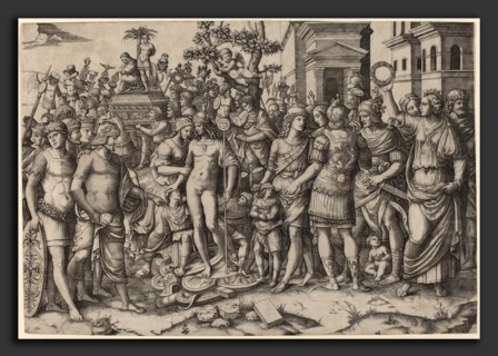 Marcantonio Raimondi possibly after Andrea Mantegna (Italian, c. 1480 - c. 1534), Triumph,
