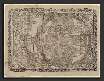 Master MF (Italian, active c. 1500), The Last Judgment, woodcut