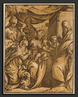 Guiseppe Nicolo Vicentino (Italian, active first half 16th century), The Virgin and Child with