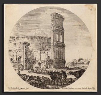 Stefano Della Bella (Italian, 1610 - 1664), Colosseum, 1646, etching