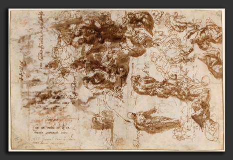 Veronese (Italian, 1528 - 1588), Studies for Judith and Holofernes, David and Goliath, and Other