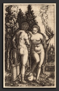 Marcantonio Raimondi possibly after Francesco Francia (Italian, c. 1480 - c. 1534), Man and Woman