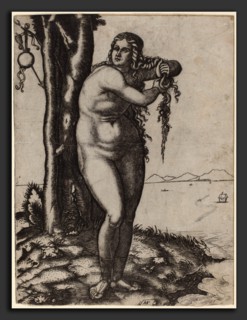 Marcantonio Raimondi (Italian, c. 1480 - c. 1534), The Birth of Venus, engraving
