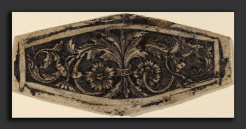 Circle of Francesco Francia, Ornament in Hexagonal Shape, c. 1480-1510, niello print