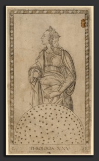 Master of the E-Series Tarocchi (Italian, active c. 1465), Theologia (Theology), c. 1465, engraving