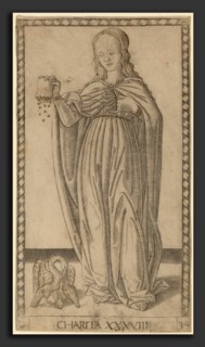 Master of the E-Series Tarocchi (Italian, active c. 1465), Charita (Charity), c. 1465, engraving