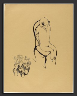 Heinrich Hoerle, HÃ¤llucinationen (Hallucinations), German, 1895 - 1936, 1920, lithograph on pale