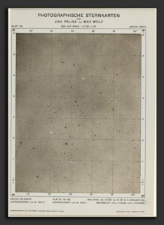 Max Wolf and Joh. Palisa, Photographische Sternkarten (April 24, 1901), German, active late 19th -