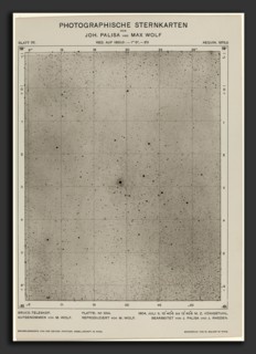 Max Wolf and Joh. Palisa, Photographische Sternkarten (July 6, 1904), German, active late 19th -