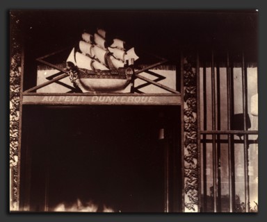EugÃ¨ne Atget, Au Petit Dunkerque, 3 quai Conti, French, 1857 - 1927, 1900, albumen print