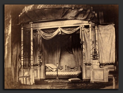 Félix Jacques Antoine Moulin (French, 1802 - c. 1875), Bedroom display in the Paris Universal