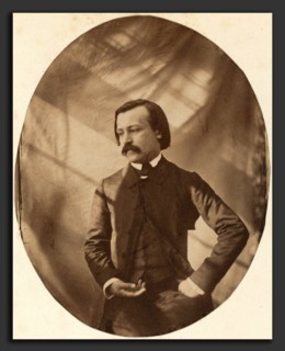 Charles-Victor Hugo with Auguste Vacquerie (French, 1819 - 1895), FranÃ§ois-Paul Meurice, 1854,