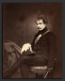 Roger Fenton (British, 1819 - 1869), Lieutenant General Sir Colin Campbell, G.C.B., 1855, salted