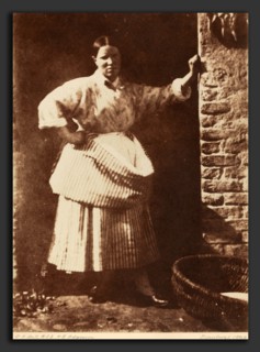 David Octavius Hill and Robert Adamson (Scottish, 1802 - 1870), A Newhaven Fisherwoman, 1844,