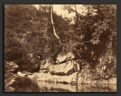 G.B. Gething (British, active c.1850s), River Scene, c. 1855, salted paper print