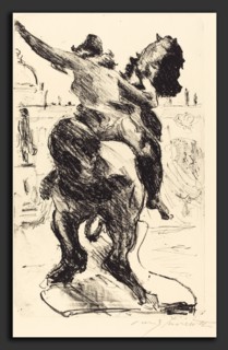Lovis Corinth, Statue of an Amazon at the Alte Museum (Amazonenstatue auf der Freitreppe des Alten