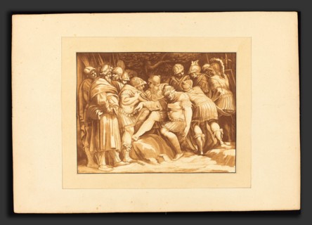 Johann Gottlieb Prestel after Polidoro da Caravaggio (German, 1739 - 1808), Dying Epaminondas,