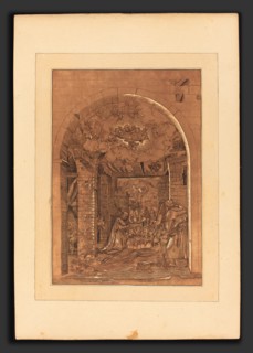 Johann Gottlieb Prestel (German, 1739 - 1808), The Adoration of the Shepherds, published 1782,