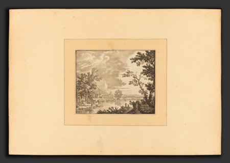 Katharina Prestel after Jan van Huysum (German, 1747 - 1794), Landscape, published 1782, aquatint