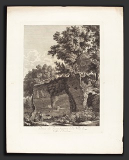 Albert Christoph Dies (Austrian, 1755 - 1822), Rovine del Piano superiore della Villa di Cassio a