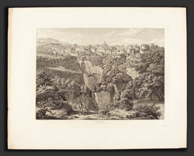Albert Christoph Dies (Austrian, 1755 - 1822), Tivoli, 1793, etching on laid paper