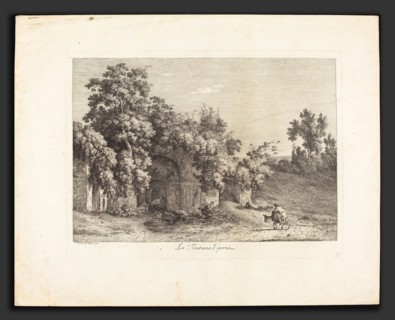 Jacob Wilhelm Mechau (German, 1745 - 1808), La Fontana Egeria, 1792, etching on laid paper