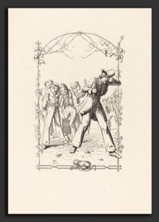 Adolf SchrÃ¶dter (German, 1805 - 1875), Peter Schlemihl Taunted for His Lack of Shadow, 1836,