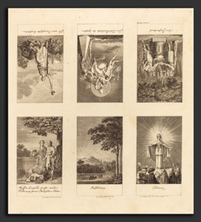 Daniel Nikolaus Chodowiecki (German, 1726 - 1801), Affairs of State, 1770-1780, 1791, etching (6