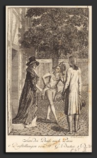 Daniel Nikolaus Chodowiecki (German, 1726 - 1801), The Voyage to Paris, 1798, etching