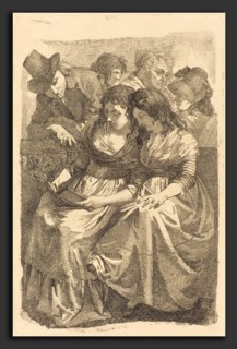 Johann Gottfried Schadow (German, 1764 - 1850), Schadow and His Family, 1794-95, etching on laid