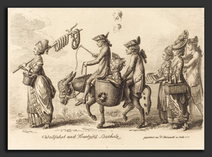 Daniel Nikolaus Chodowiecki (German, 1726 - 1801), Pilgrimage to French Bucholz, 1775, etching