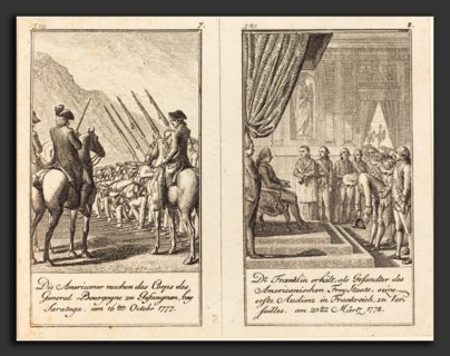 Daniel Nikolaus Chodowiecki (German, 1726 - 1801), The History of the United States, 1783-1784,