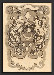 Michel Le Blon (German, 1587 - 1656), Crest, engraving